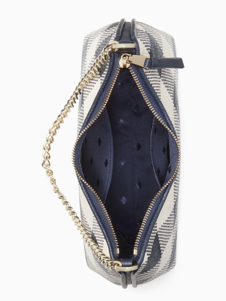 Kate Spade,Zippy Woven Gingham Convertible Crossbody,