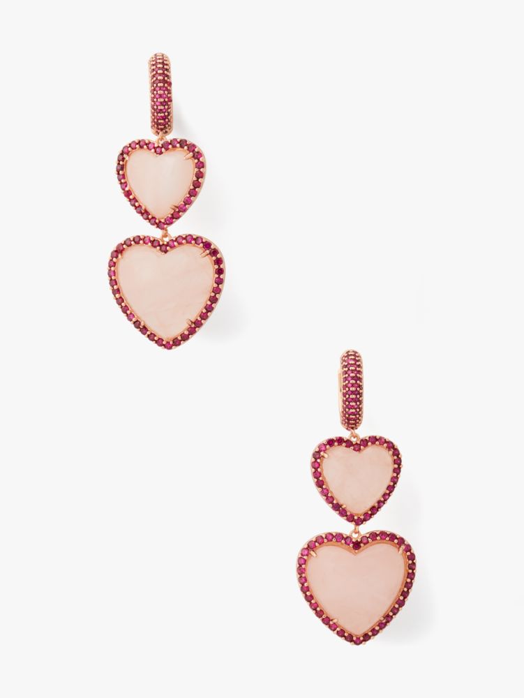 kate spade new york Heart Hugger Earrings at Von Maur