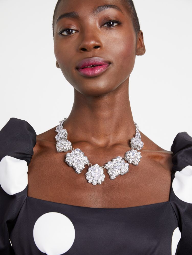 Kate Spade,Cut Crystal Statement Necklace,