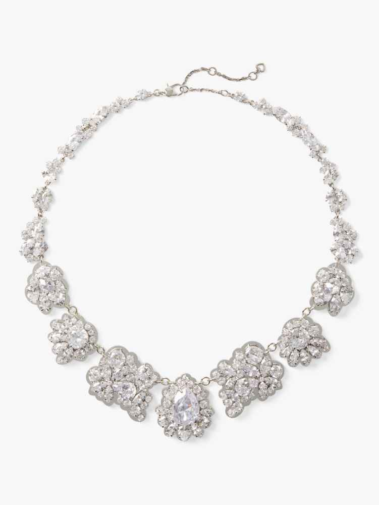 Cut Crystal Statement Necklace, , Product