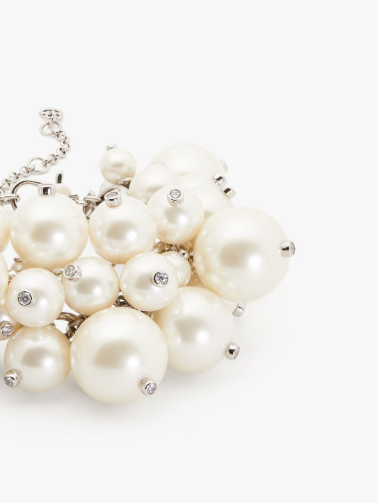 Kate Spade,Pearls Please Cluster Bracelet,