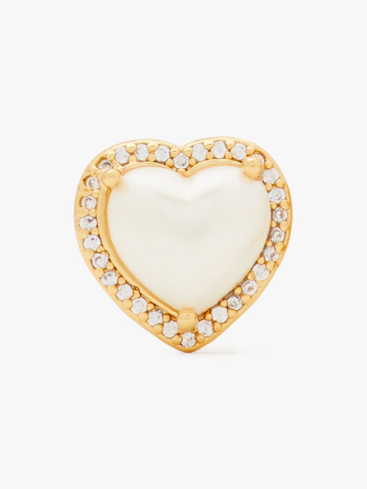 Kate Spade,My Love Pavé Heart Studs,