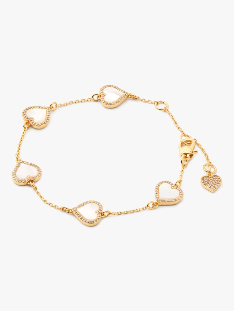 Kate Spade,Take Heart Line Bracelet,