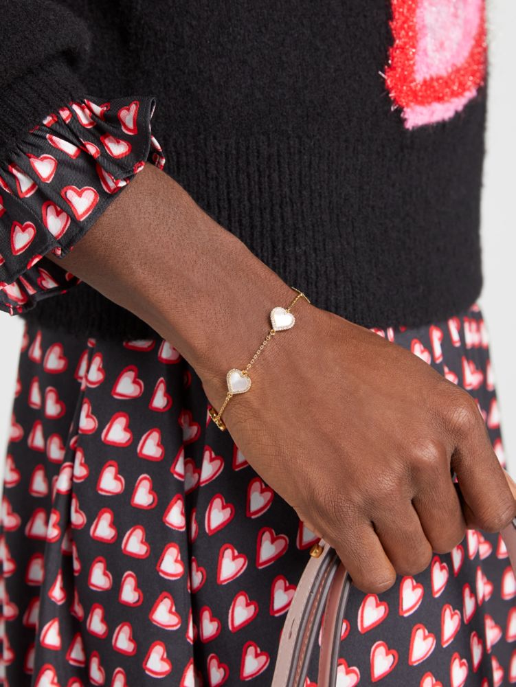 Kate Spade,Take Heart Line Bracelet,