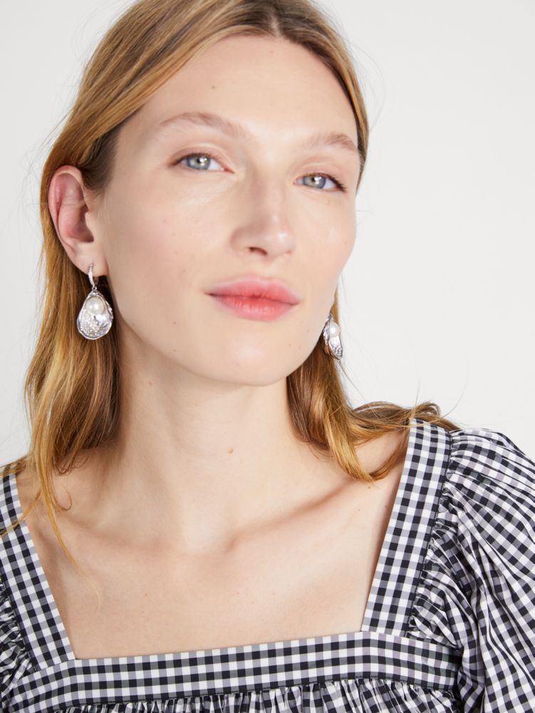 Kate Spade,Oyster Drop Earrings,
