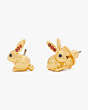 Kate Spade,Year Of The Rabbit Studs,Gold Multi