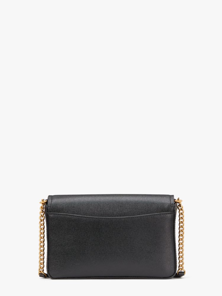 Kate Spade,Gala Stone Embellished Flap Chain Wallet,