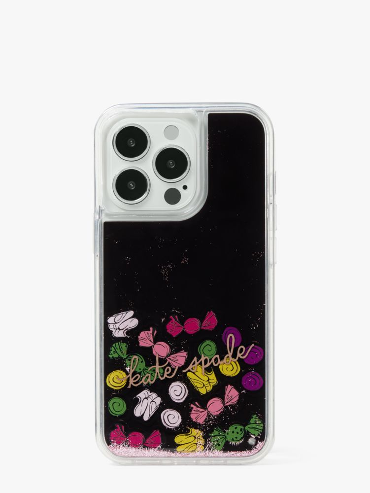 Gala Liquid Glitter Liquid Glitter Candy Phone Case 13 Pro, Black Multi, Product