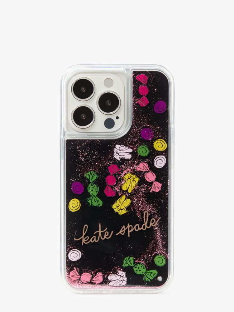 Gala Liquid Glitter Liquid Glitter Candy Phone Case 13 Pro, Black Multi, Product