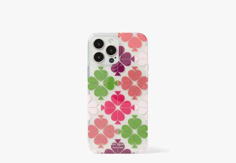 Kate Spade,Spade Flower Iphone 13 Pro Max Case,Glitter,Multi