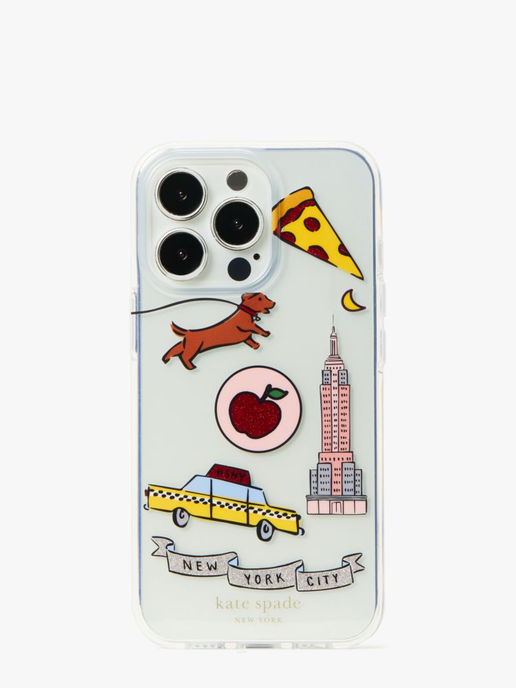 Kate Spade,City Skyline iPhone 13 Pro Case,Multi