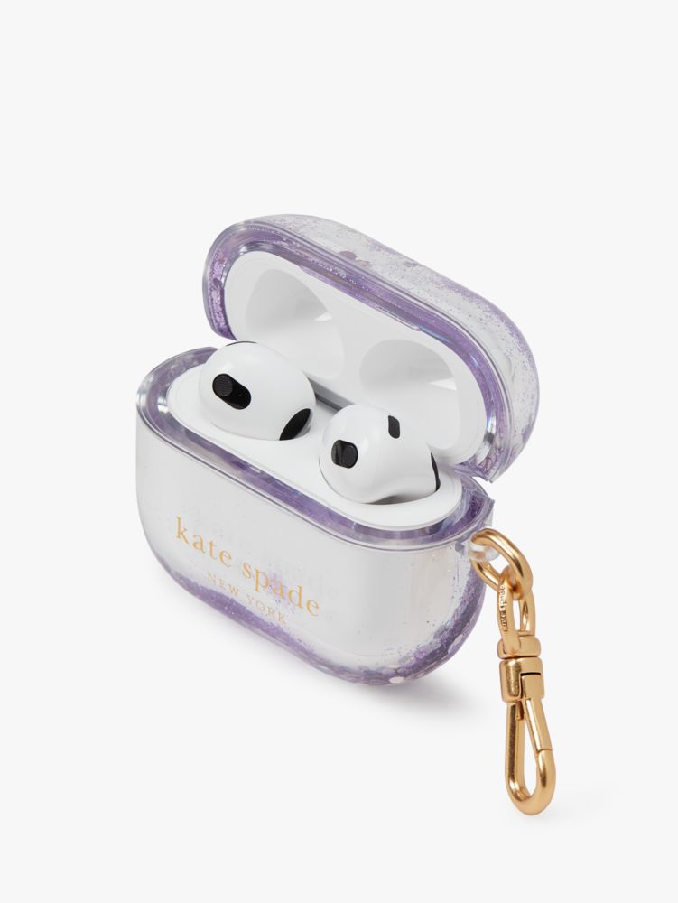 Kate Spade,Confetti Dot Airpods Case,Lavender Cream Multi