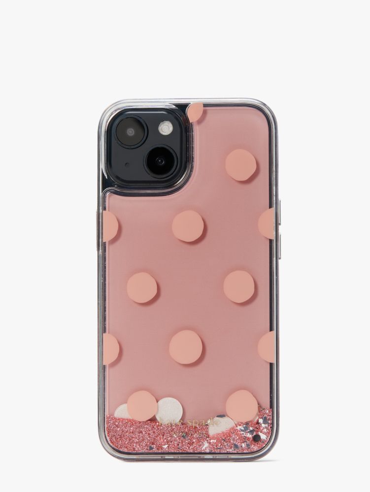 Liquid Glitter Confetti Dot Phone 14, Multi, Product