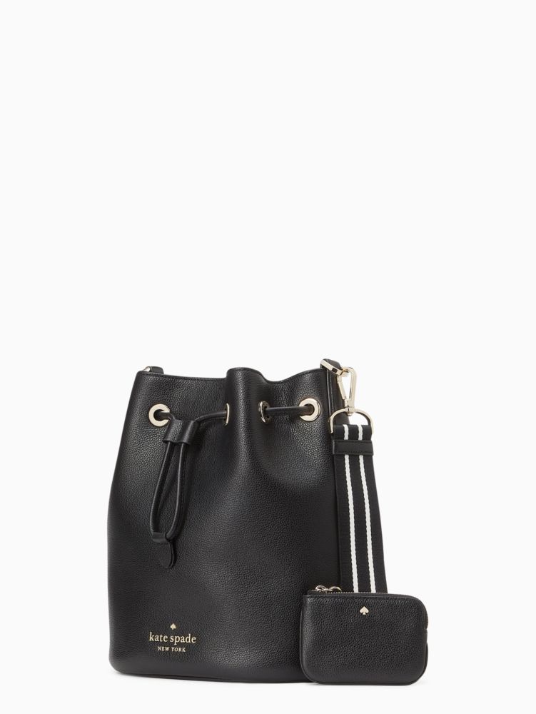 Kate Spade Rosie Pebbled Leather Bucket Bag & Large Flap Wallet