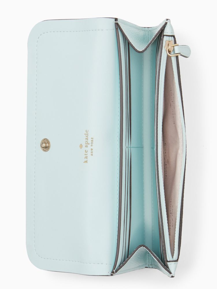 Kate Spade,ロージー ラージ フラップ ウォレット,財布小物,ターコイズグラス