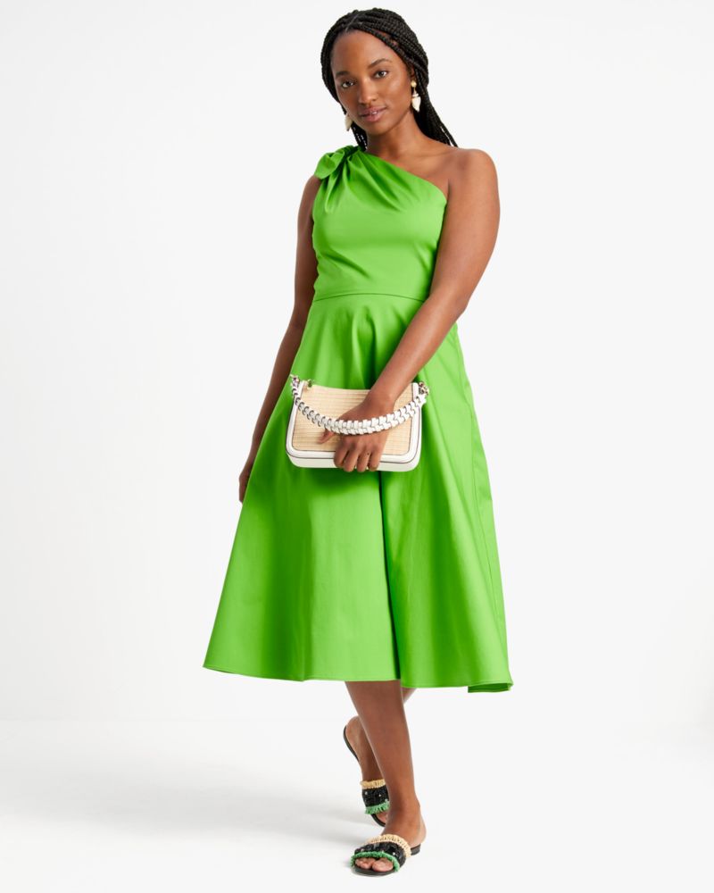 Poplin One Shoulder Sabrina Dress | Kate Spade New York | Kate Spade New  York