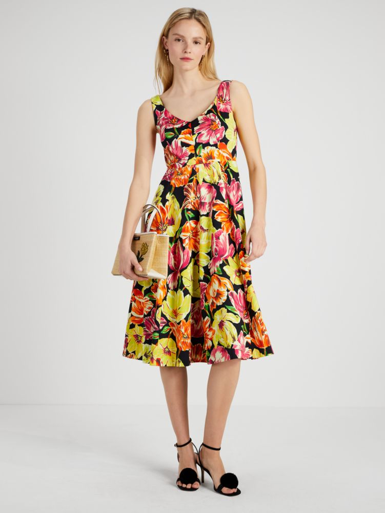 Painted Tulips Grace Dress | Kate Spade New York