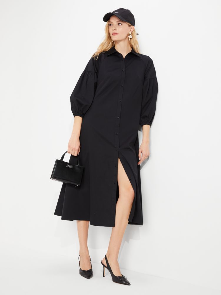 Kate Spade,ポプリン ダコタ ドレス,ウェア,ブラック