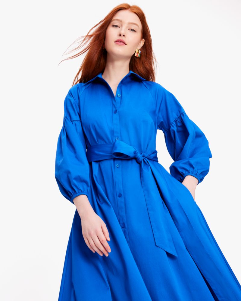 Poplin Midi Dress