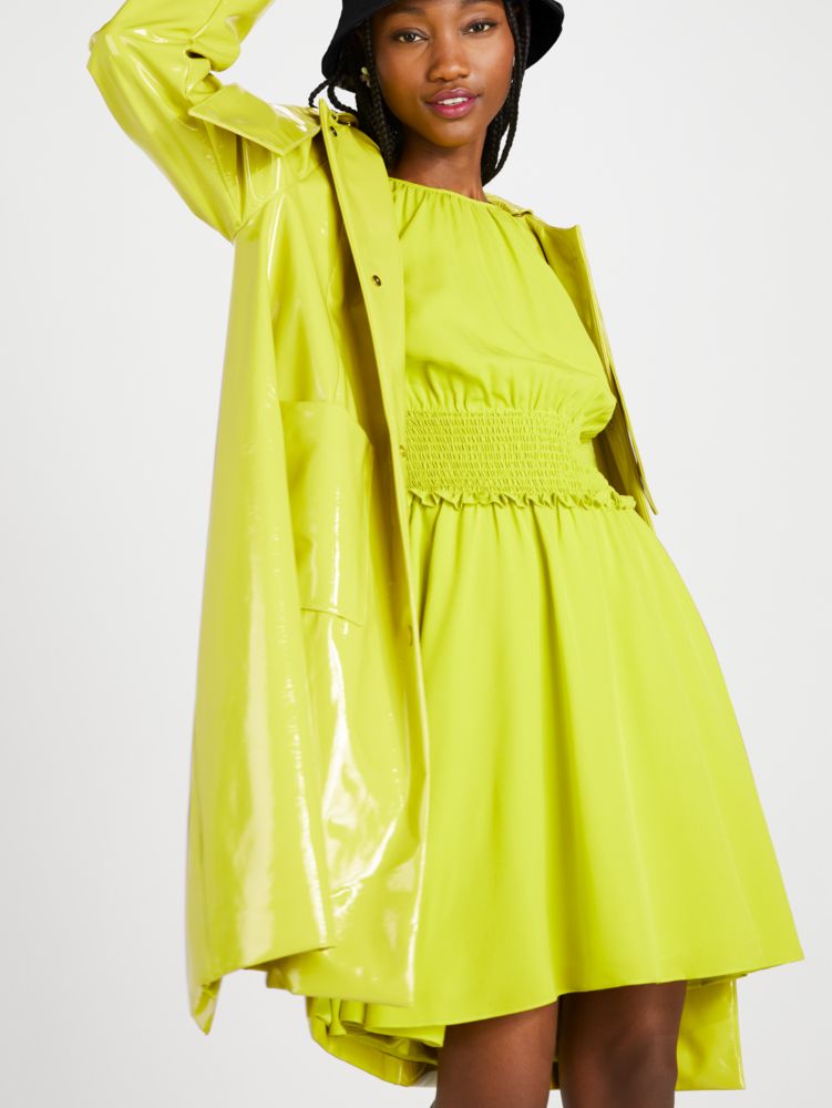 Kate Spade,Smocked Silk Georgette Dress,