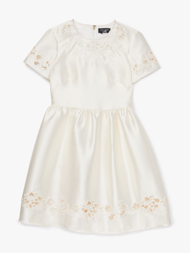 Kate spade embroidered denim hot sale dress