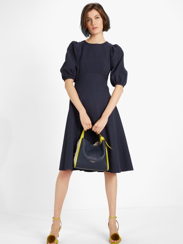 Kate Spade,Pearl Embellished Open Back Dress,Cocktail,Blazer Blue