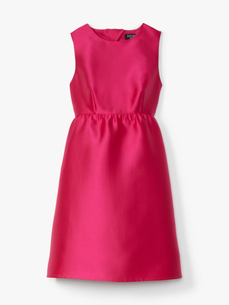 Kate Spade NY Pink Sleeveless Cocktail Party Dress Black Back Bow Size-4