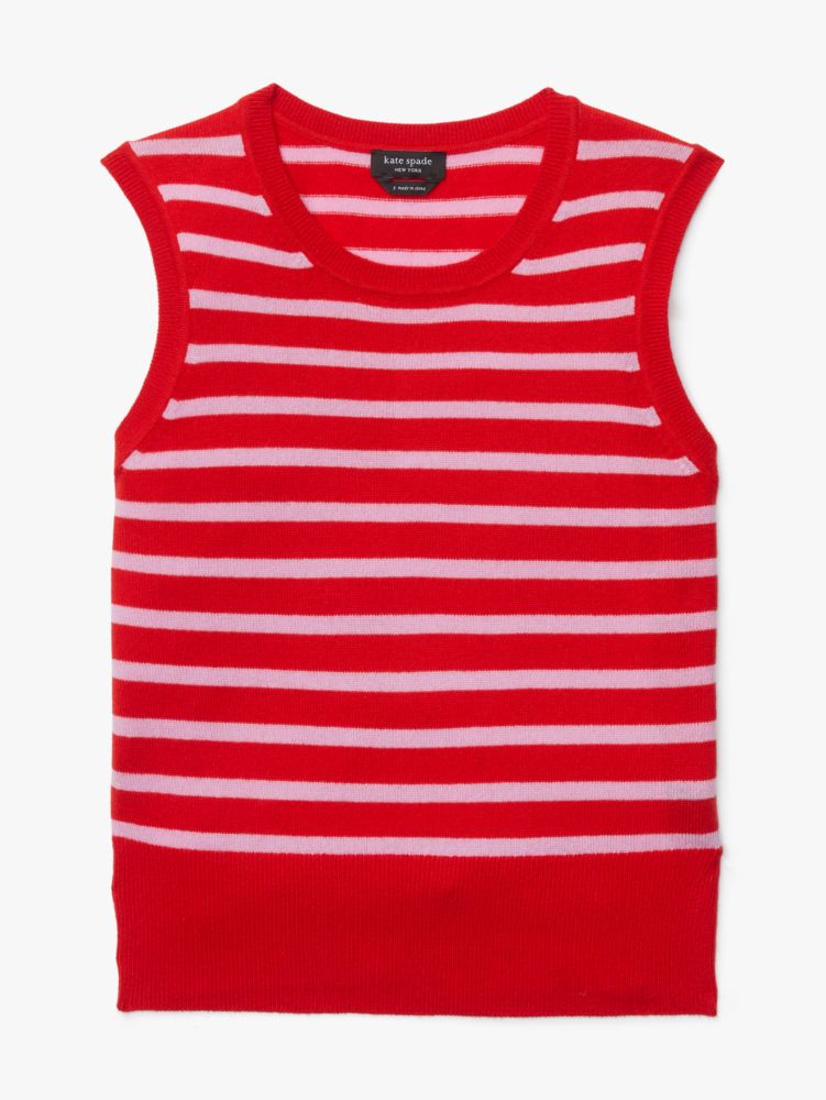 Breton Stripe Cashmere Shell