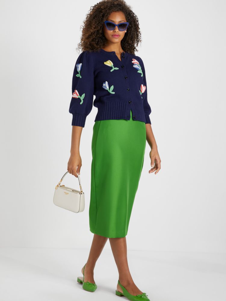 Kate Spade,Crochet Flower Cardigan,