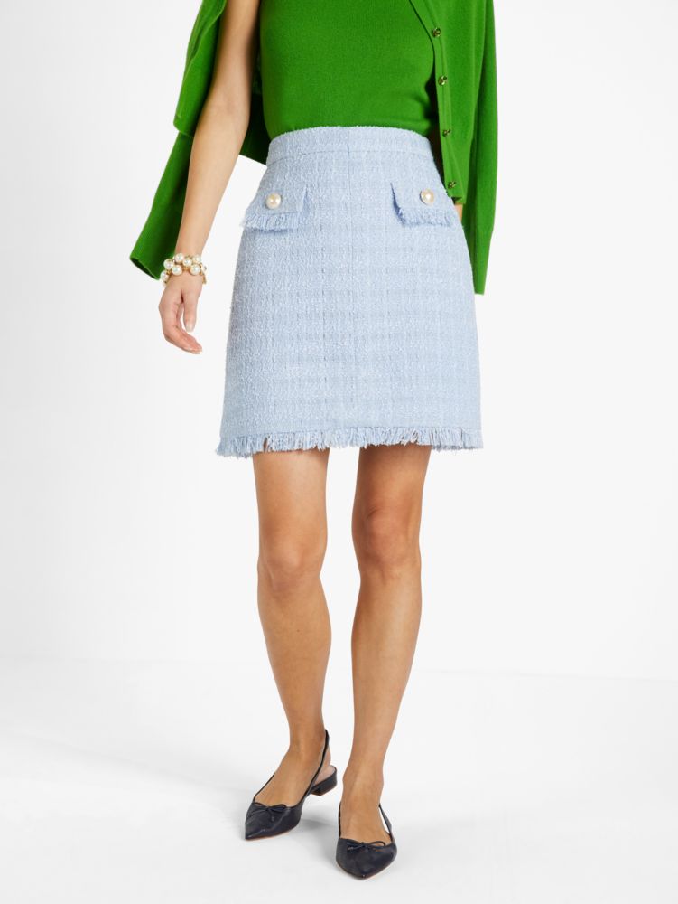 Kate Spade,A-line Tweed Skirt,