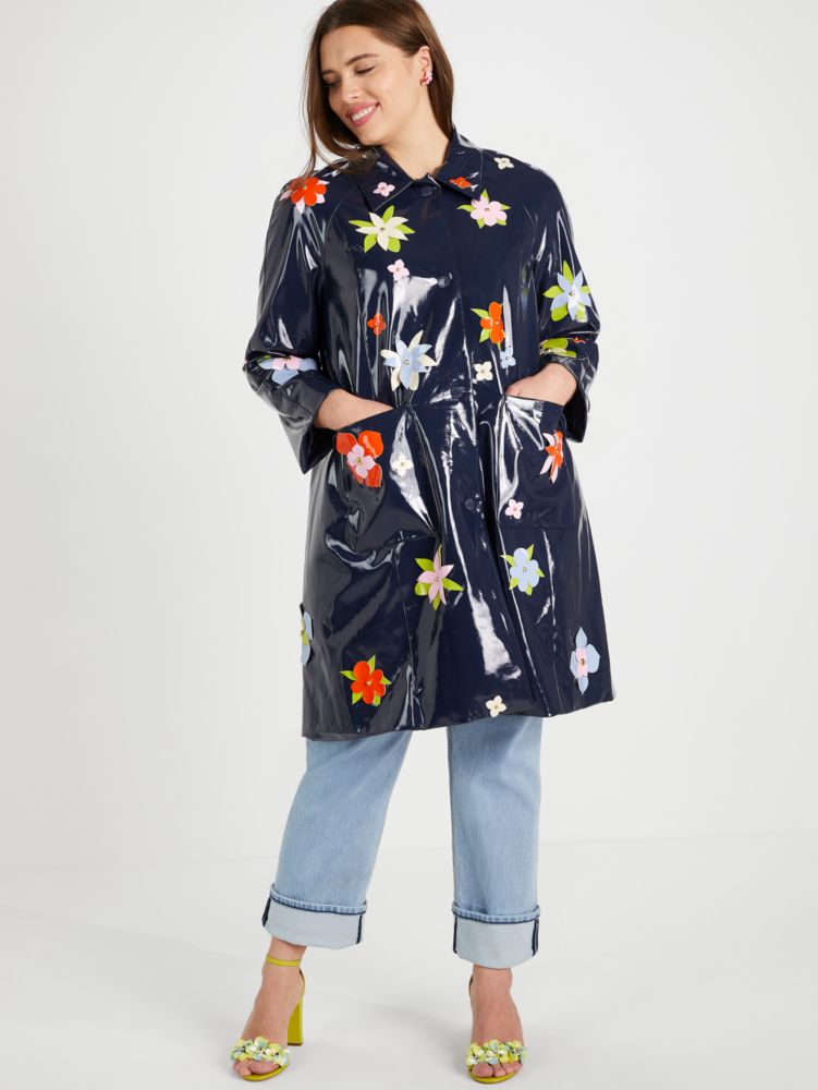 Patterned store raincoat womens