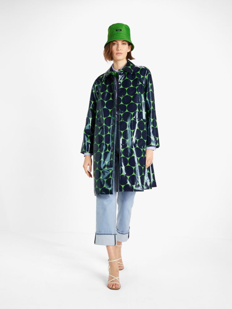 Kate spade polka store dot raincoat