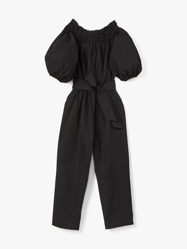 Taffeta Off-the-shoulder Jumpsuit