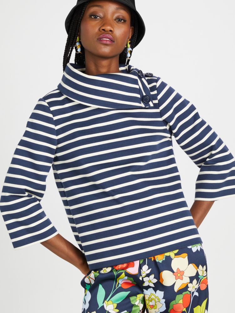 Stripe Ponte Top | Kate Spade New York