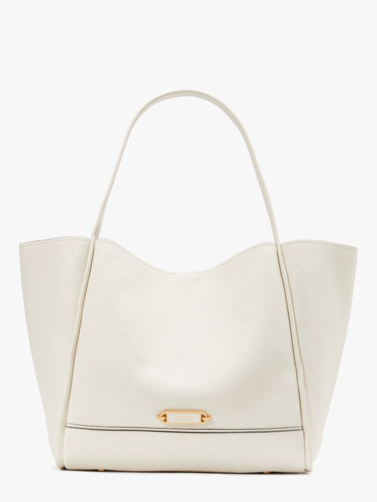 Kate Spade,Gramercy Large Tote,Work,Halo White