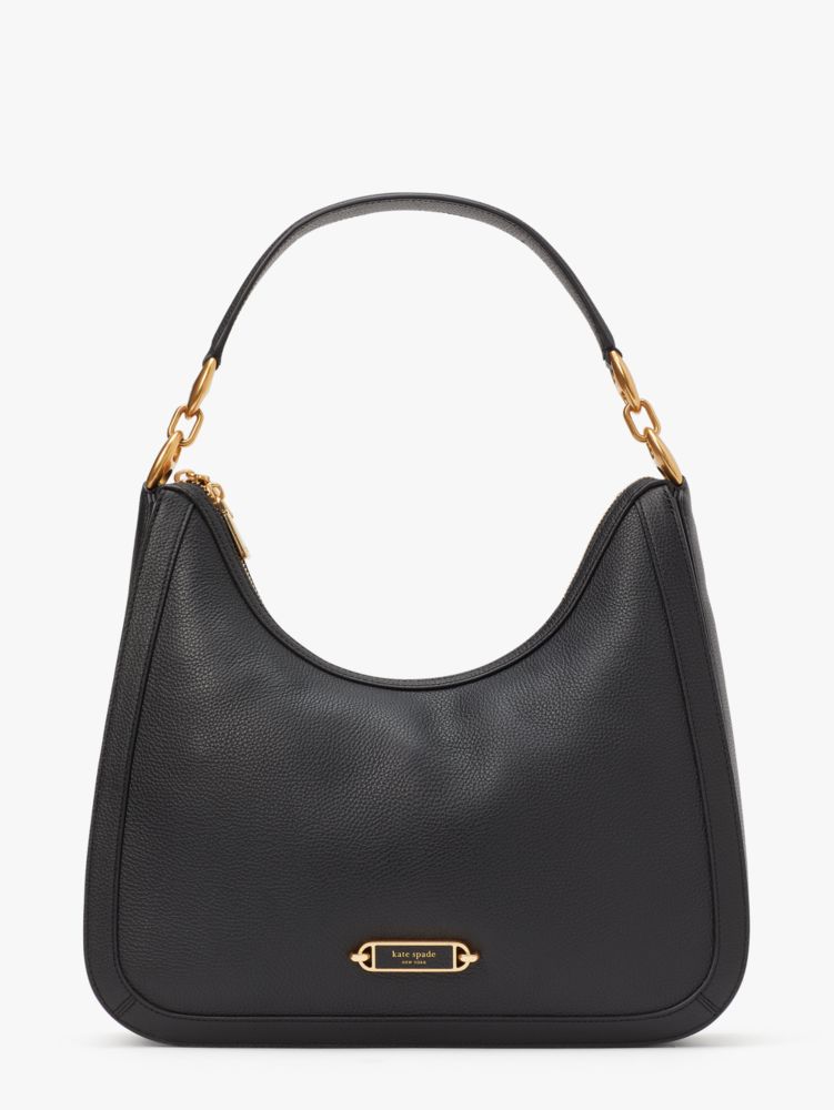 kate spade new york large pebbled leather hobo shoulder bag