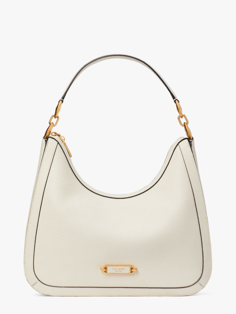 Kate Spade New York Gramercy Pebbled Leather Small Flap Shoulder Bag Halo  White One Size: Handbags