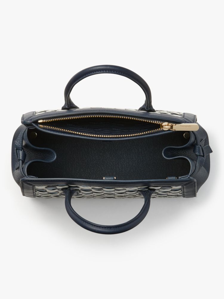 Kate Spade,ノット ウーブン スペードフラワー ミディアム サッチェル,全てのアウトレット,