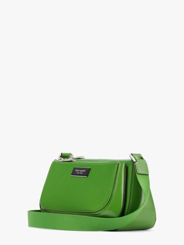Kate Spade,Hudson Colorblocked Small Messenger Bag,crossbody bags,Small,Casual,KS Green
