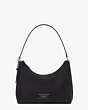 Kate Spade,Sam Icon KSNYL Nylon Small Shoulder Bag,Black