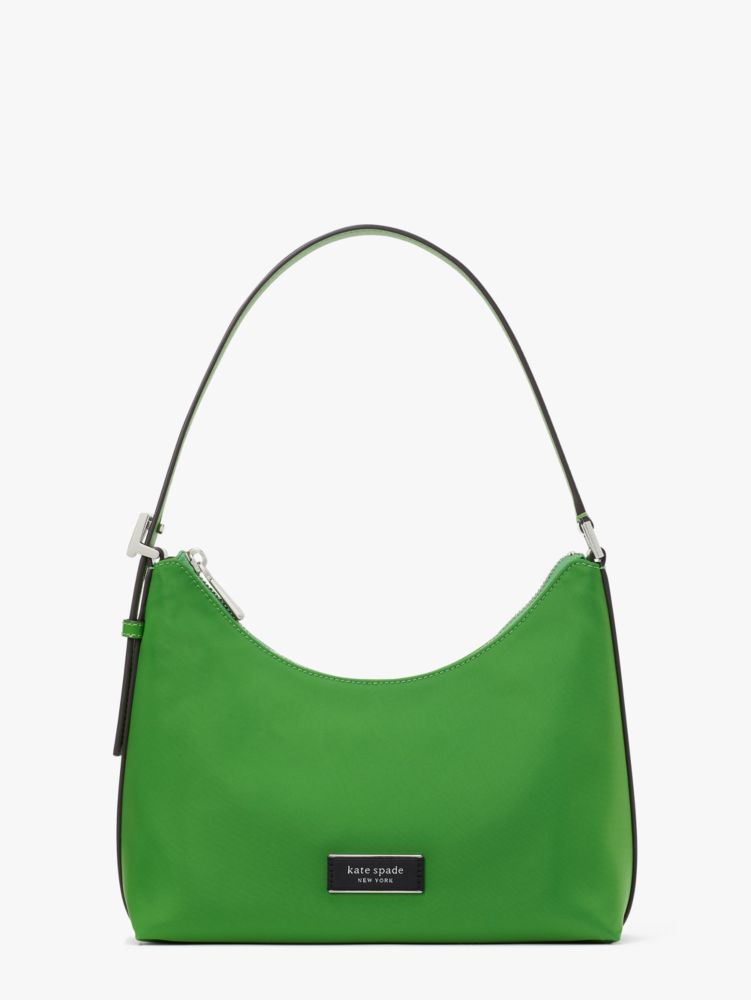 Kate Spade,Sam Icon KSNYL Nylon Small Shoulder Bag,KS Green