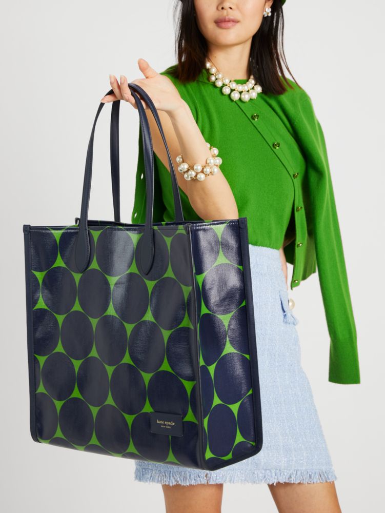 Dot Canvas Tote  Kate Spade Outlet