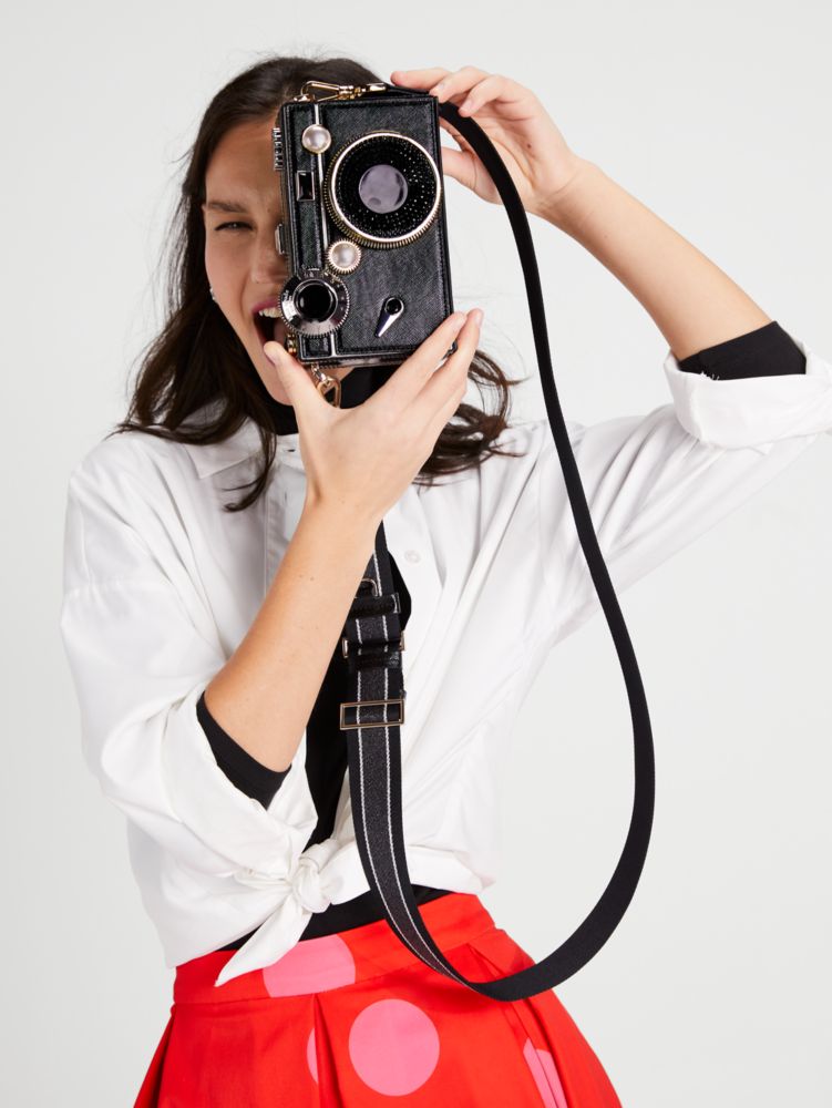 Kate Spade,Clic 3D Camera Bag,Small,Multi