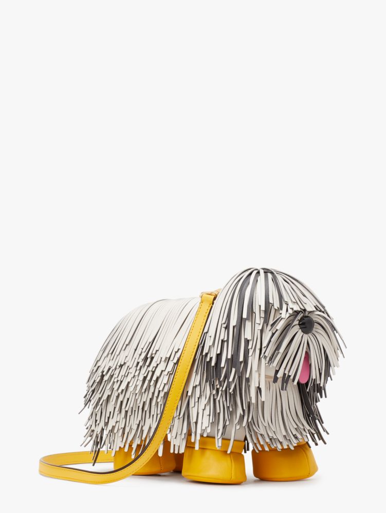 Kate Spade,Showdog Fringed 3D Dog Crossbody,Casual,