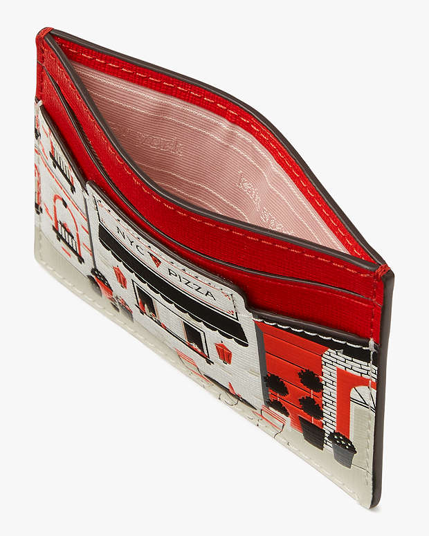 Slice Embossed Leather Cardholder | Kate Spade New York