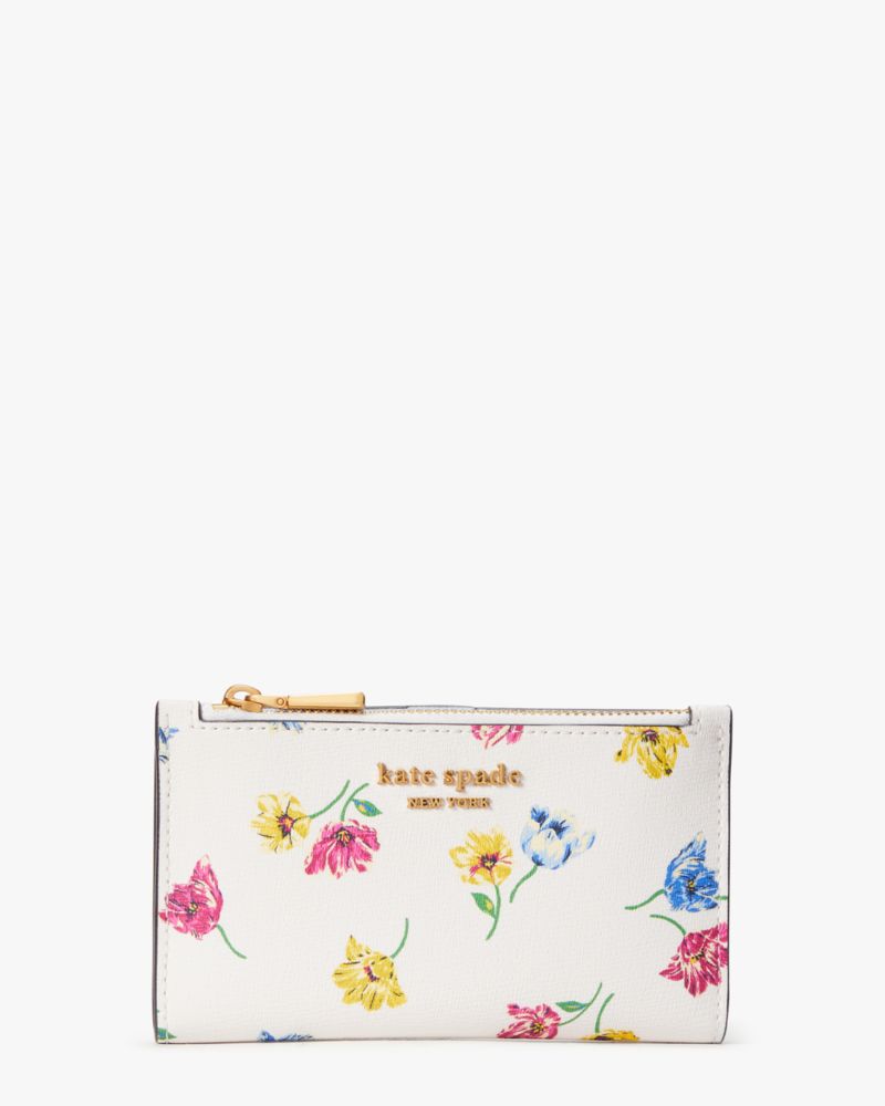 Morgan Tulip Toss Small Slim Bifold Wallet Kate Spade IE