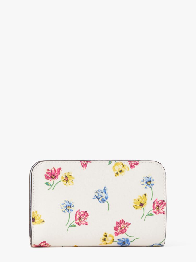 Kate Spade,モーガン チューリップ トス コンパクト ウォレット,全てのアウトレット,クリームマルチ