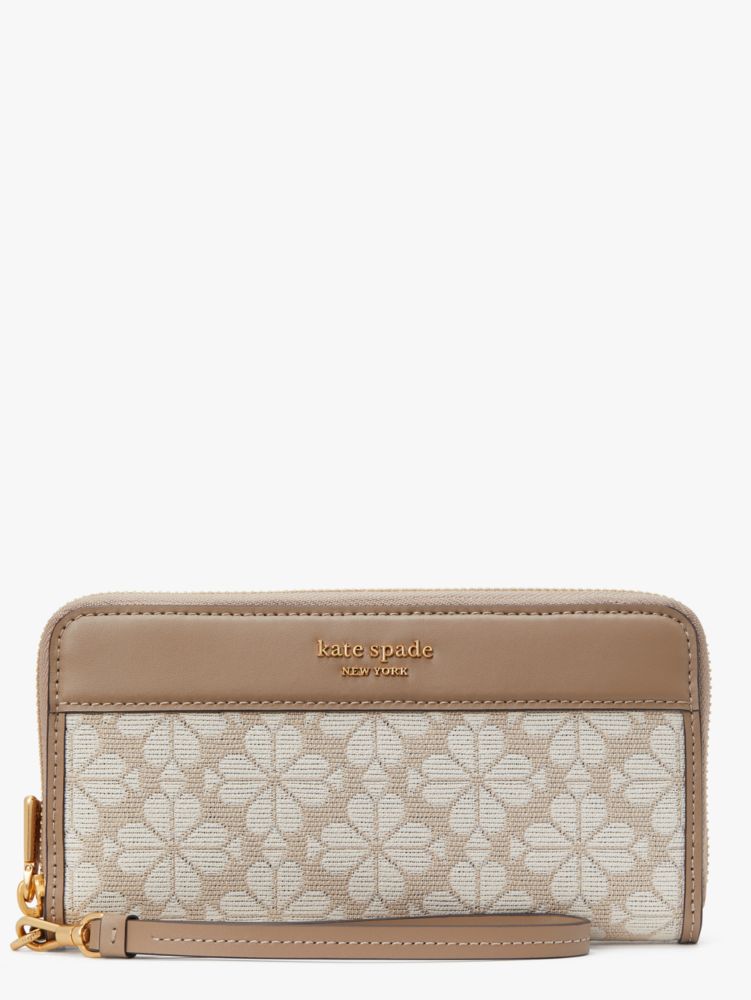 Kate Spade New York Spade Flower Zip-Around Continental Wallet