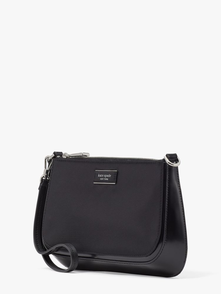 Kate Spade,サム アイコン KSNYL ナイロン ミニ ポシェット,クラッチ,ブラック