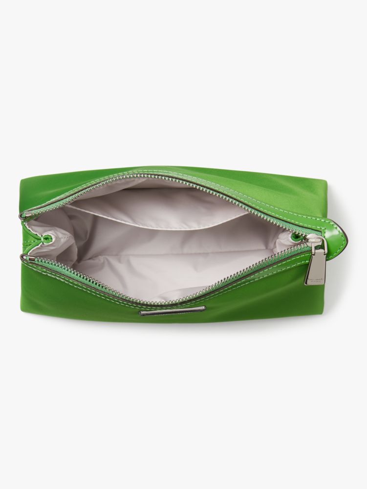 Kate Spade,Sam Icon KSNYL Nylon Cosmetic Case,KS Green